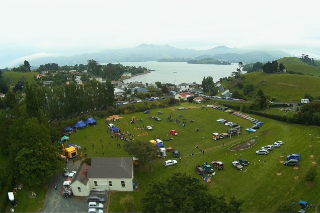 Aerial view of 2014 show